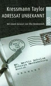 Couverture de Address Unknown