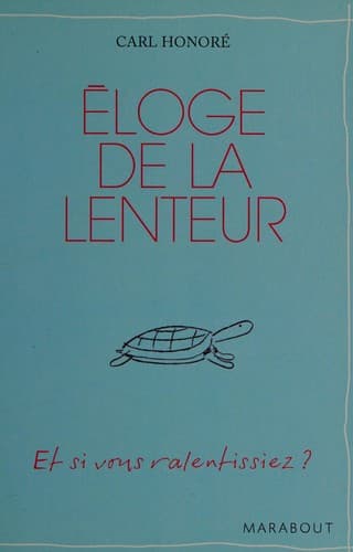 Couverture de Éloge de la lenteur