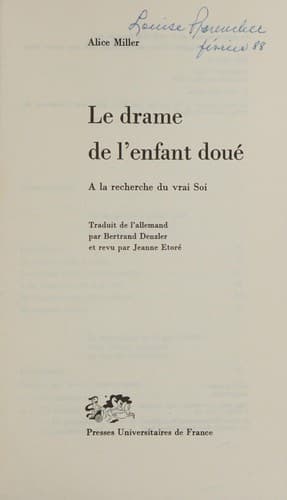 Le drame de l'enfant doué