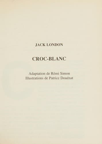 Croc-Blanc