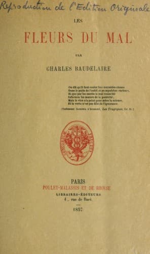 Couverture de Les Fleurs du mal
