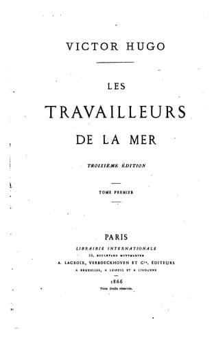 Couverture de Les Travailleurs de la mer
