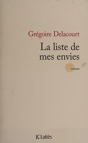 Couverture de La liste de mes envies