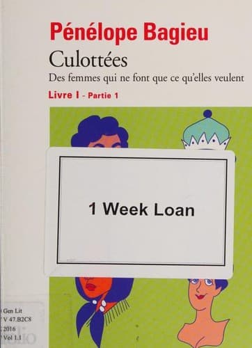 Couverture de Culottées