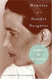 Couverture de Mémoires d'une jeune fille rangée