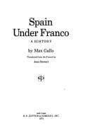 Couverture de Histoire de l'Espagne franquiste