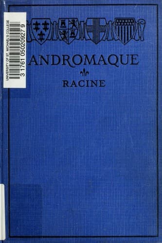 Couverture de Andromaque