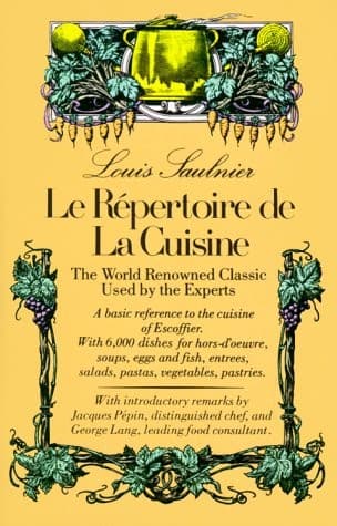 Couverture de Le répertoire de la cuisine